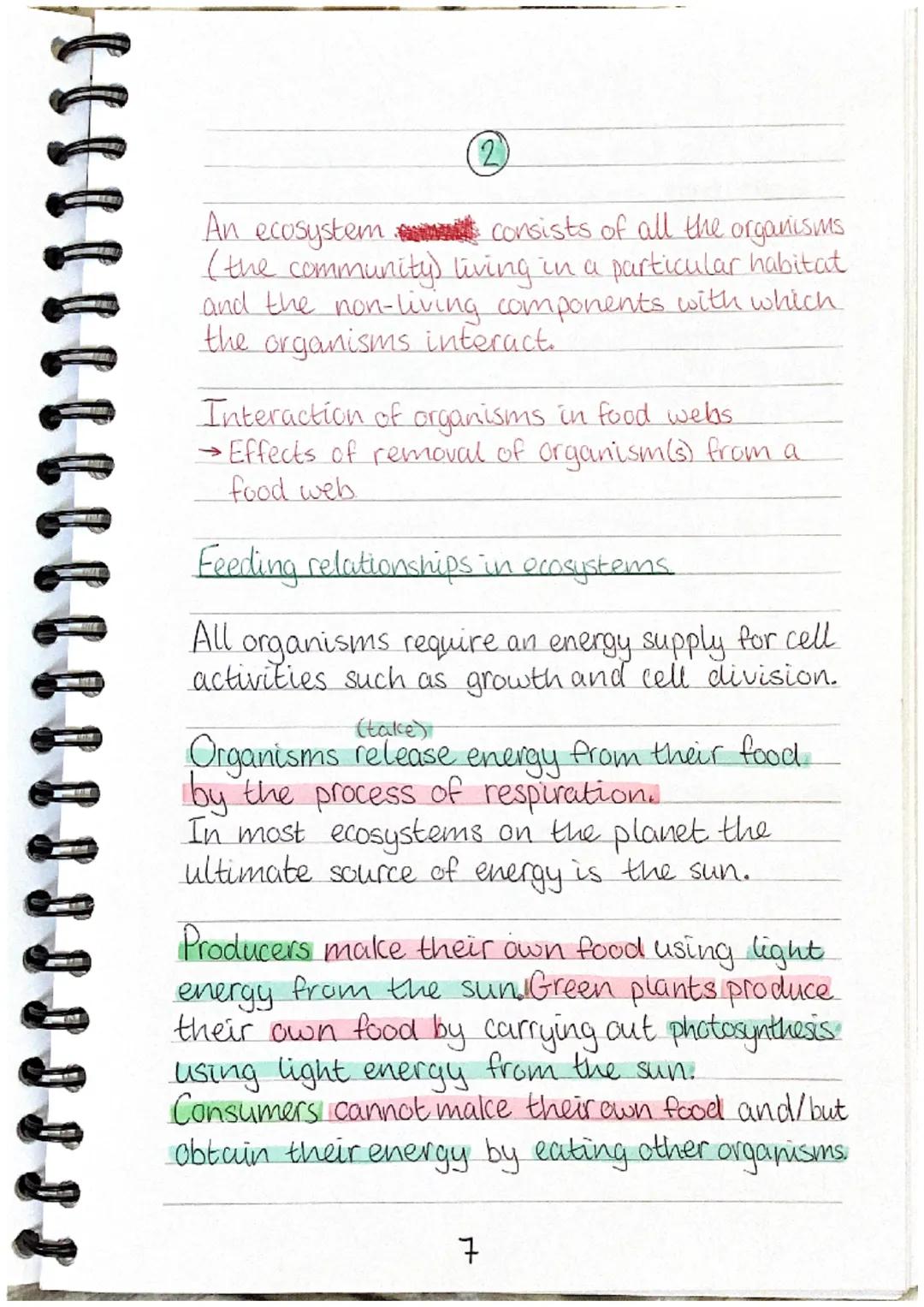 J J J J J A NALL
Key Area 1 Ecosystems - 4 parts
Key Area 2: Distribution of organisms-6 parts.
key Area 4 : Energy in Ecosystems - 2 parts.
