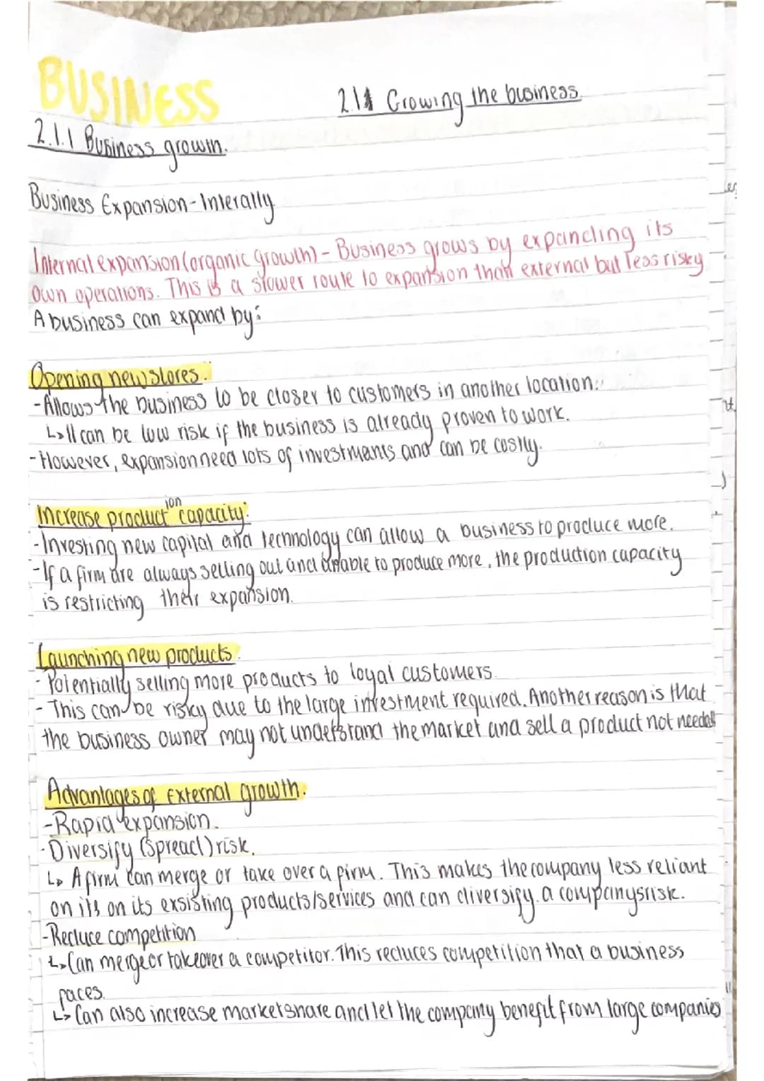 Edexcel Business