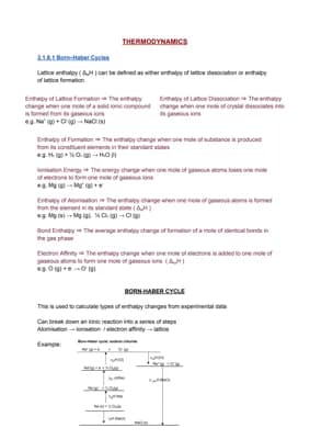 Know thermodyanmics, born-haber cycle, entropy & gibbs free energy | AQA A-Level Physical Chemistry thumbnail