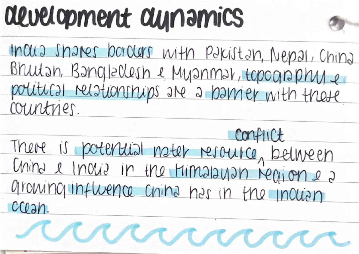 # Paper 1: Topic 2

development measured: economic indicators
↳ GDP per capita

HDI uses 4 indicators: social indicators
1. life expectancy 