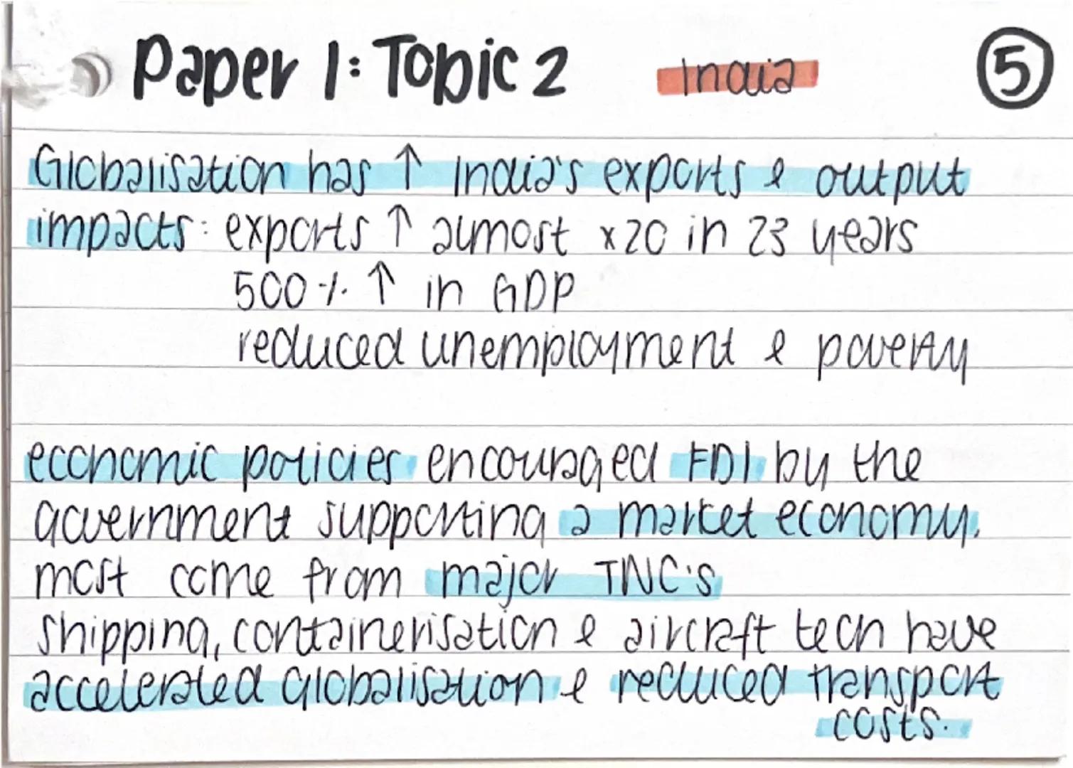 # Paper 1: Topic 2

development measured: economic indicators
↳ GDP per capita

HDI uses 4 indicators: social indicators
1. life expectancy 