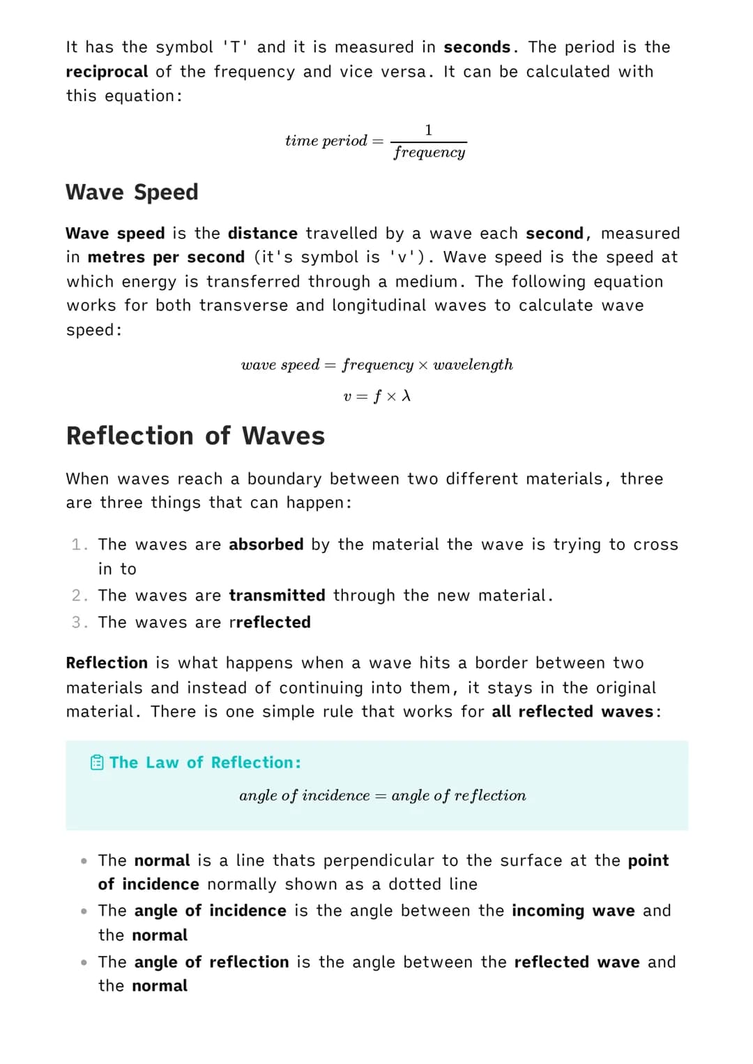 1.6.1 Waves in Air, Fluids and Solids
| Physics MOC
Transverse and Longitudinal Waves
Waves are repeated vibrations that transfer energy. Al