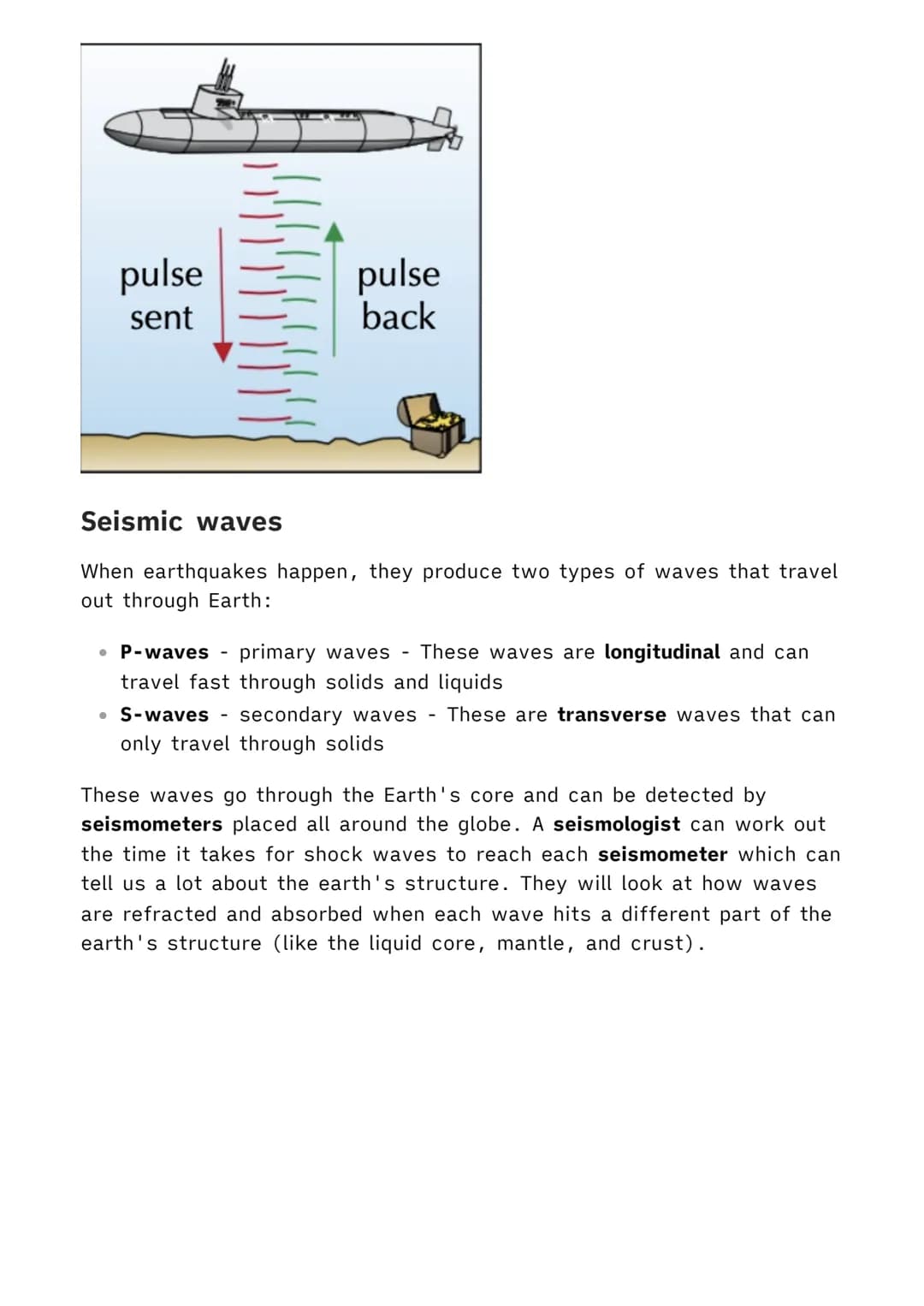 1.6.1 Waves in Air, Fluids and Solids
| Physics MOC
Transverse and Longitudinal Waves
Waves are repeated vibrations that transfer energy. Al