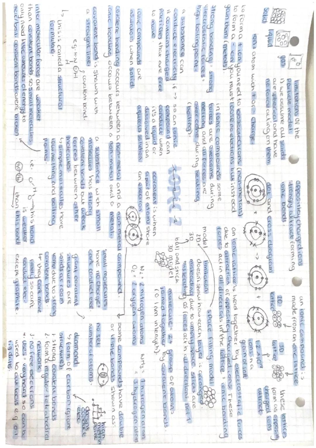 aliquid
Solid
Imitations of the
Particle models
1) we assume cul sands
are spherical and have
ne force acting on them

on atom witch tor Cha