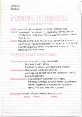 Know Aristotelian Triad Revision Notes.  thumbnail