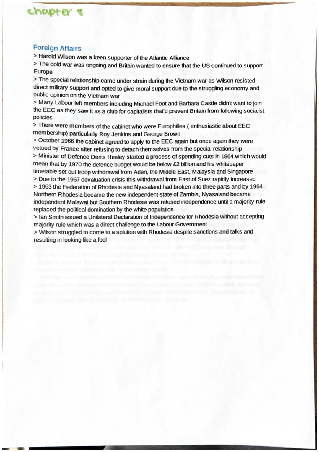 Chapter 1
Conservative governments
> Although labour won majority votes in election due to first-past-the-post electoral system
conservative