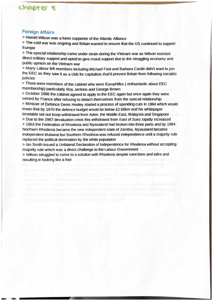 Chapter 1
Conservative governments
> Although labour won majority votes in election due to first-past-the-post electoral system
conservative