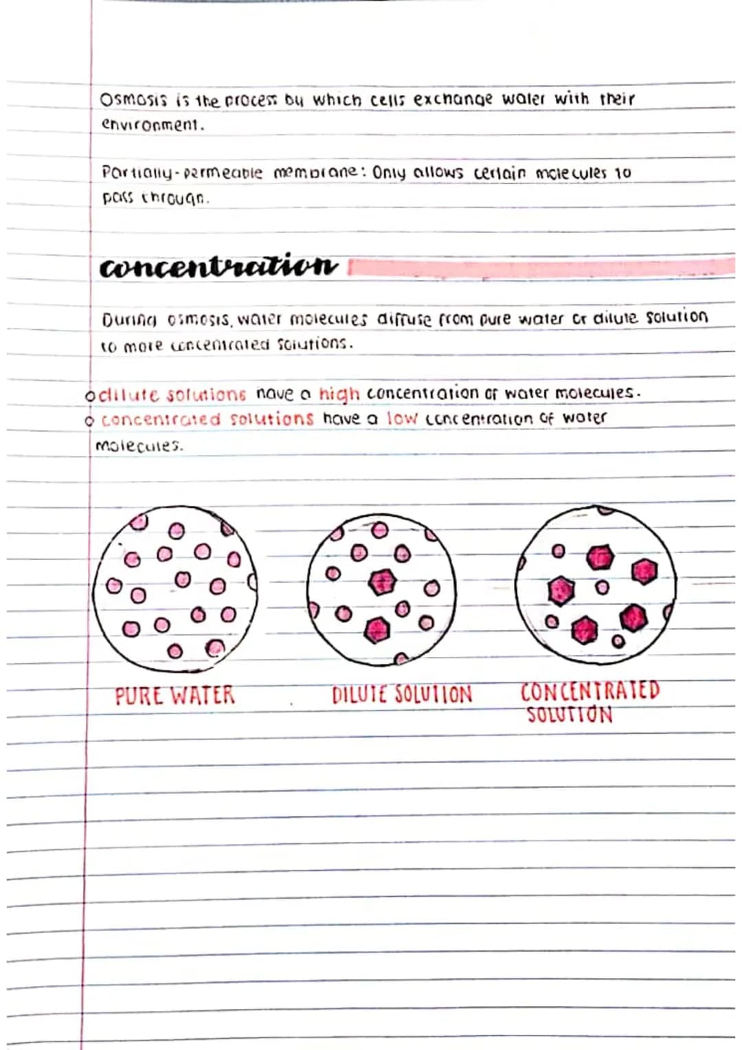 
<p>Diffusion is the process of particles spreading out from an area of high concentration to an area of low concentration. It is a passive 