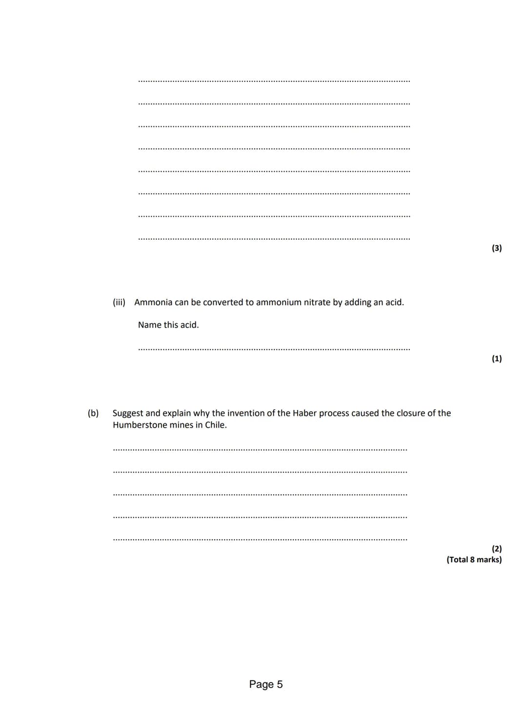 
<p>Q1. <strong>Anhydrous Cobalt Chloride Reaction</strong></p>
<p>The word equation shows the reaction between anhydrous cobalt chloride an