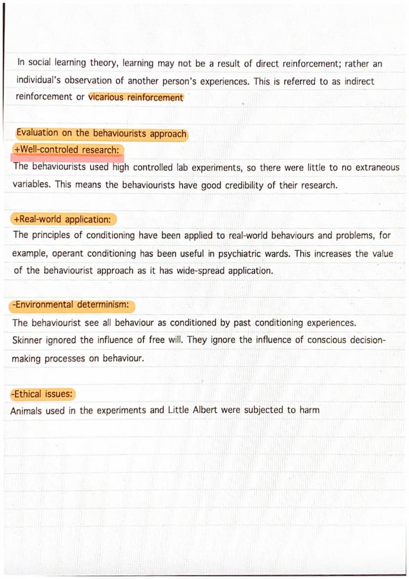 Behavioural approach
-Behaviourists believe that all behaviour is learnt from the enviornment
Classical conditioning:
-Learning via associat