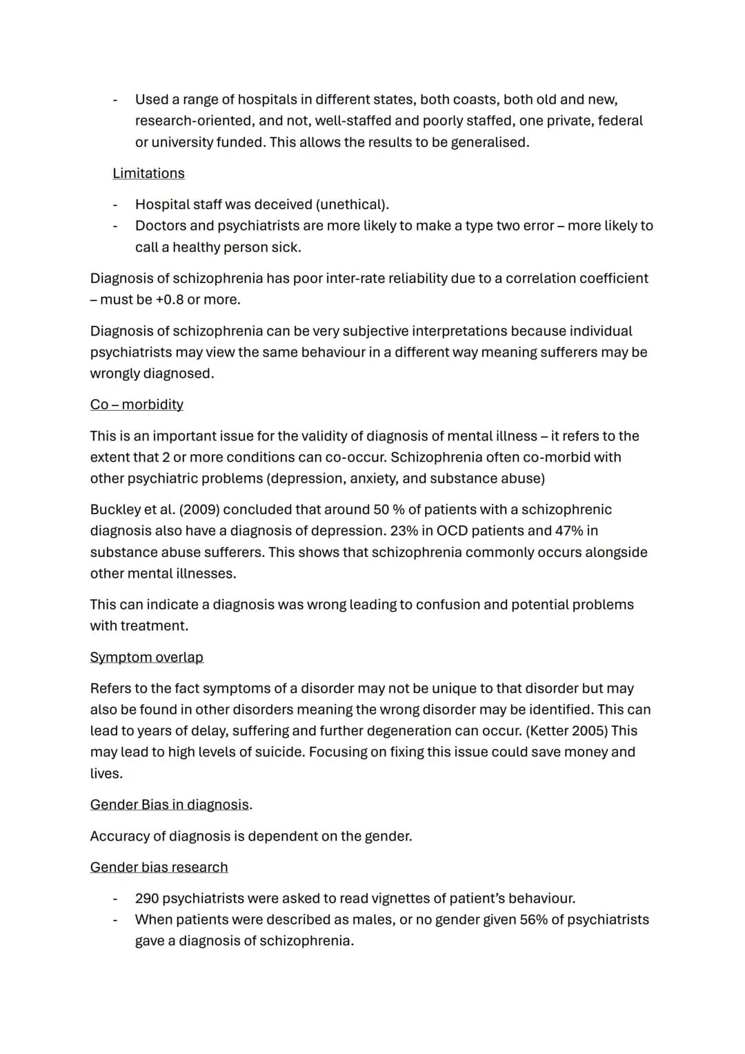 Schizophrenia topic notes.
1% of the world population suffer from it.
More common in men.
More commonly diagnosed in cities.
Working-class r