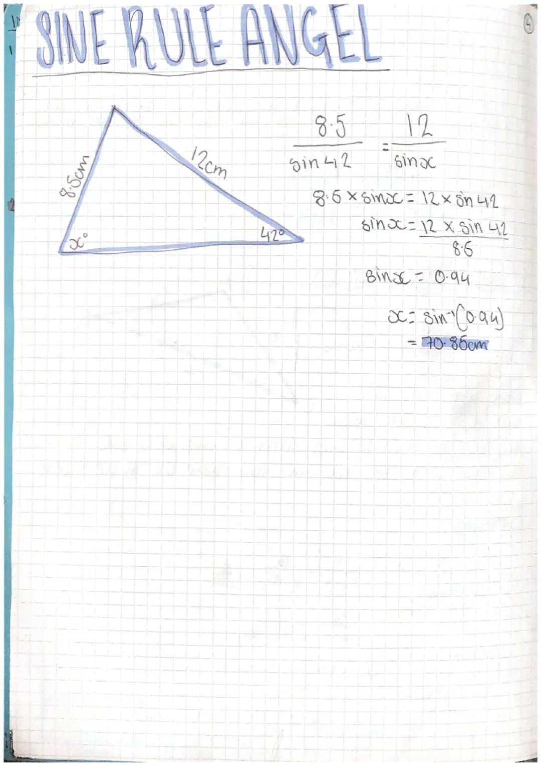 TRICONOMIATRY
AREA OF A TRIANGLE
A
Та and b are the
and 2 sides
Cis
between
L
A
Example
the angle in
a and be
1000m
B
65
120cm
с
A ====2
:
A