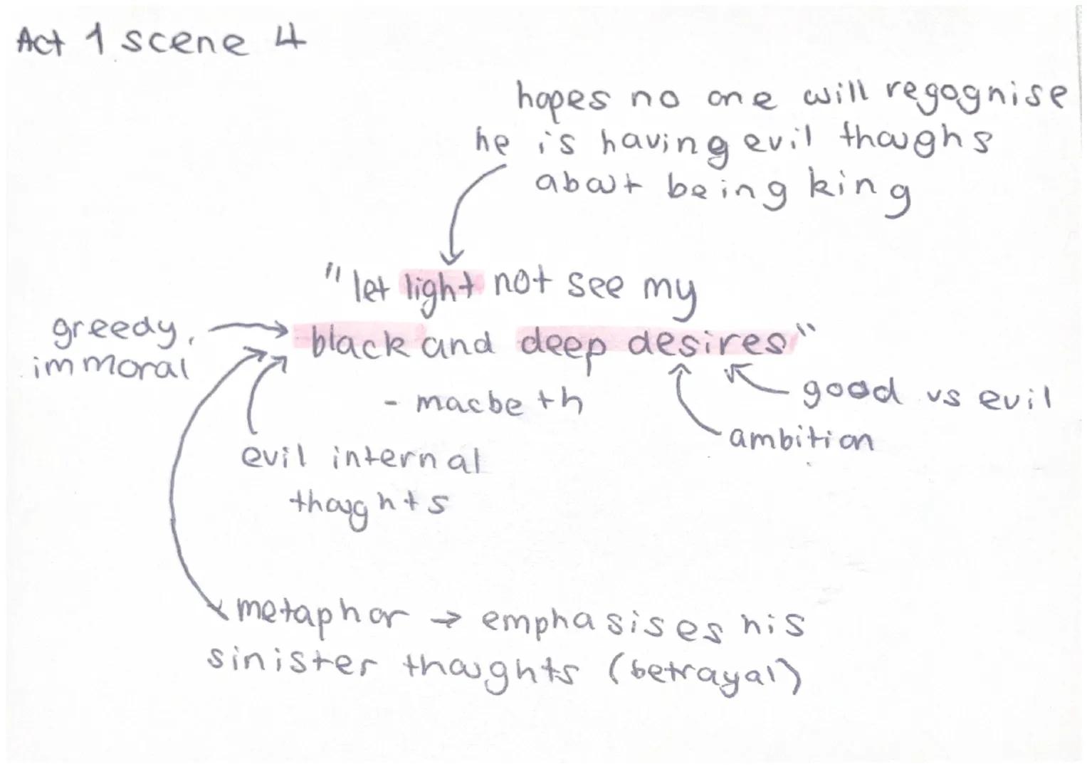 * Macbeth *
Quote cards Act 1 Scene S
similie $\rightarrow$ comparing Macbeth to a flower
(delicate, harmless, calm
" look like th' innocent