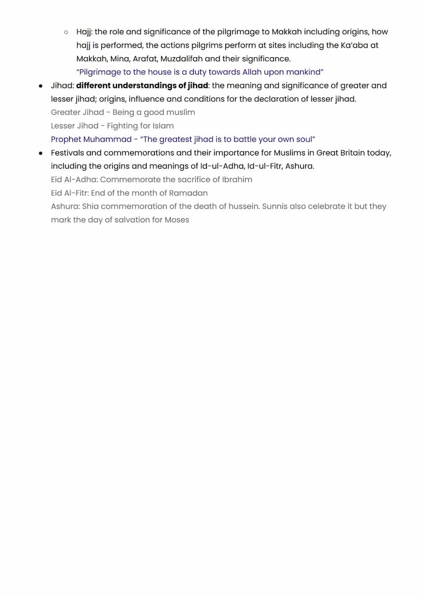 Parts in bold are potential 5 or 12 markers - where you could be asked to contrast beliefs.
Key beliefs - Christianity - Paper 1
● The natur