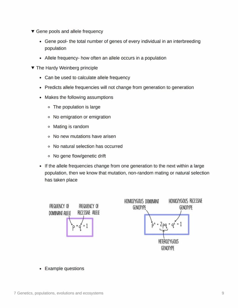 7 Genetics, populations,
evolutions and ecosystems
EAS/A level A level
3.7.1 Inheritance
▼ Genotype
. The genetic constitution of an organis