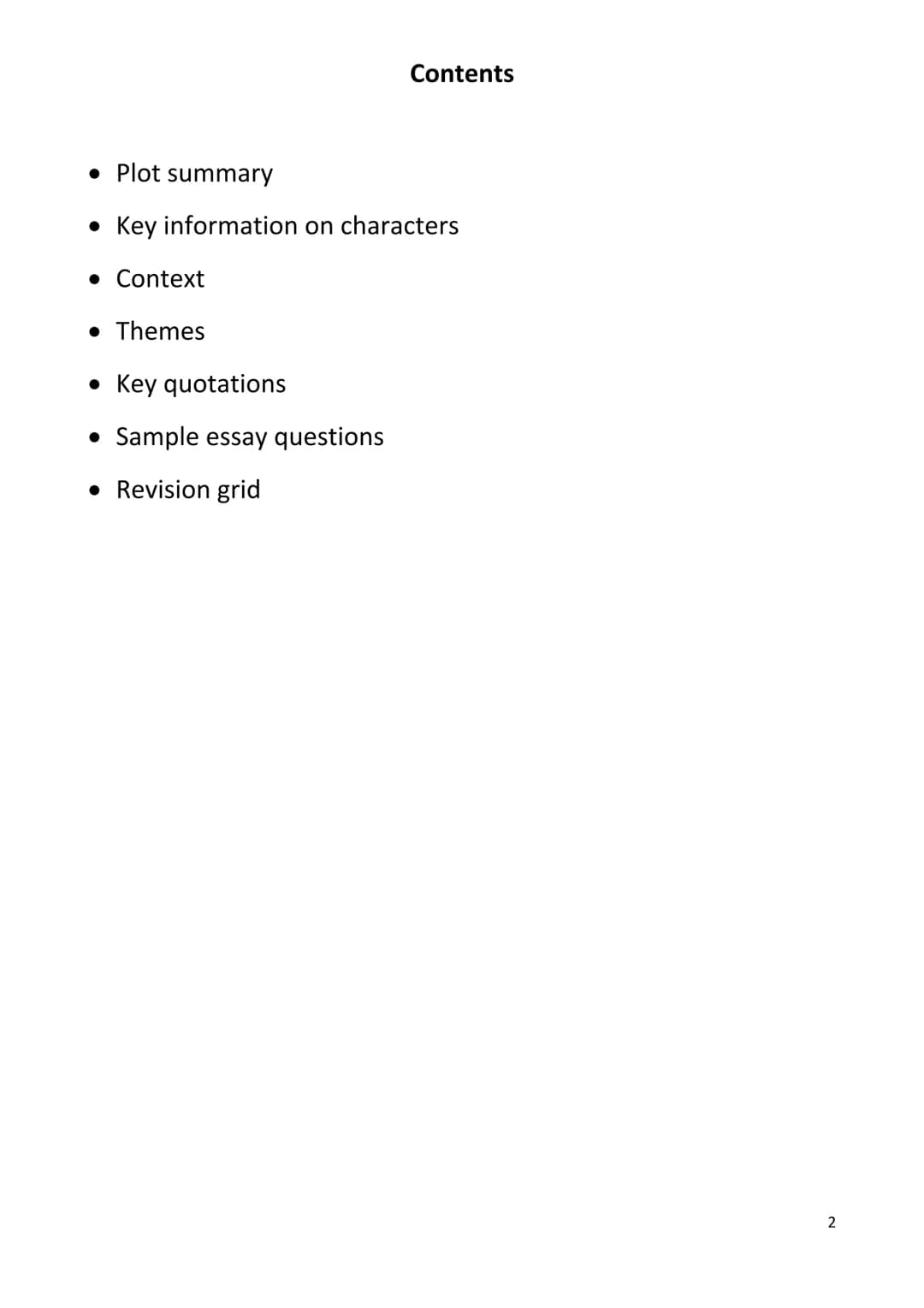English Literature: Paper 2
'An Inspector Calls'
Stoke Newington School Revision Booklet
An
Inspector
Calls
Name:
Teacher:
1 • Plot summary

