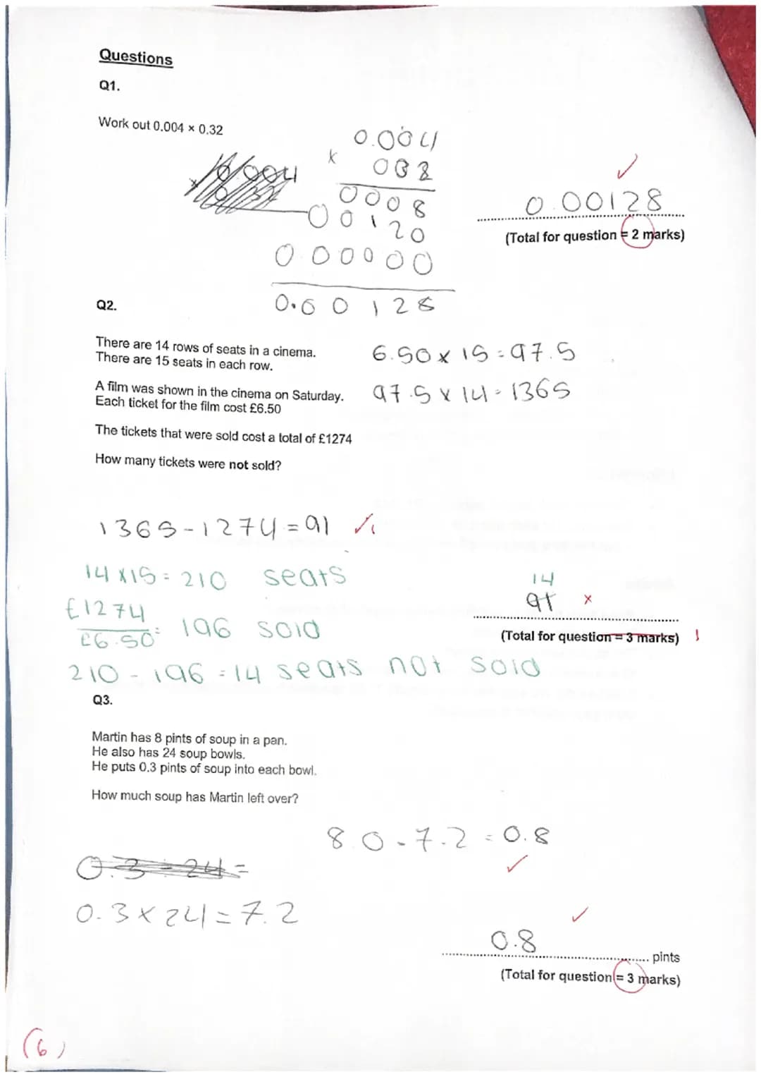 Year 9 Assessment
Foundation
Name
Teacher
Instructic
• The
• Ansv
•
You
Ansv
- the
.
Information
.
Advice
●
23
The total mark for this paper