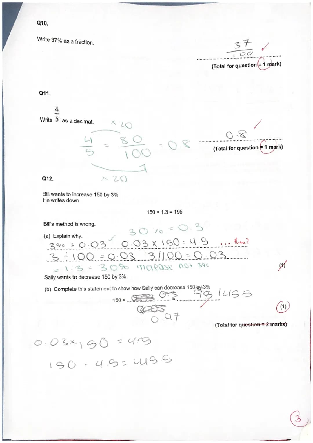 Year 9 Assessment
Foundation
Name
Teacher
Instructic
• The
• Ansv
•
You
Ansv
- the
.
Information
.
Advice
●
23
The total mark for this paper