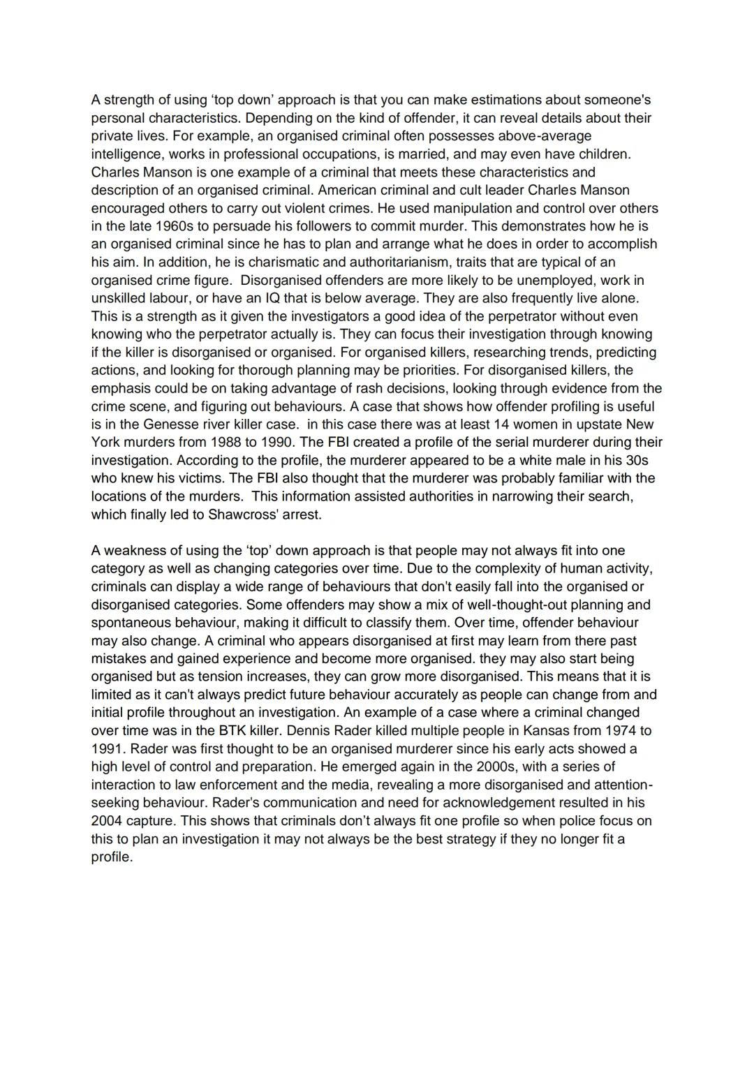 Unit 3: AC1.2: Asses the usefulness of investigative Techniques in criminal
investigations.
Forensics
Forensics is a technique in which phys