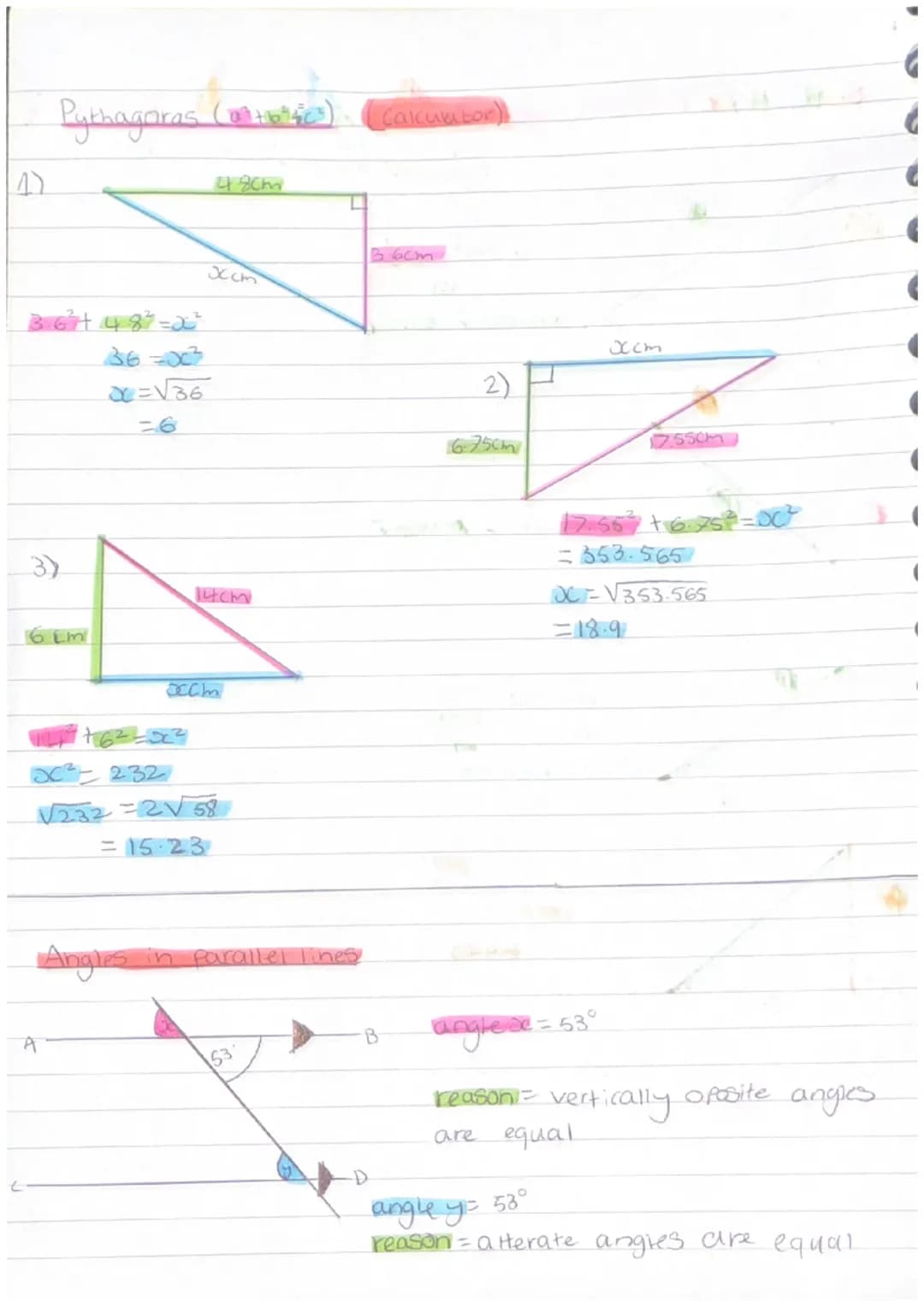 SOHCAHTOA (Trigonometry)
11cm
xcm
24cm
A
16cm A
e 20cm
Sin (36) 20
=
Sin = oposite/cos-a sacens tank- offosite
hypotenuse
Thy potenuse"
ajac