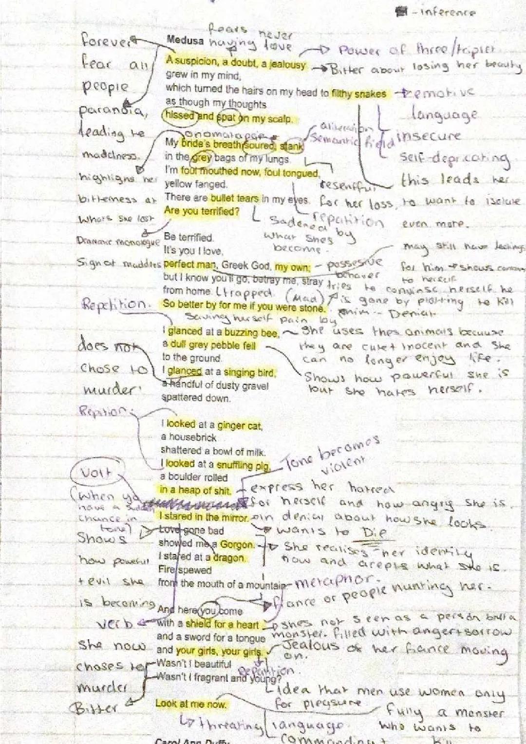 Medusa Poem Analysis