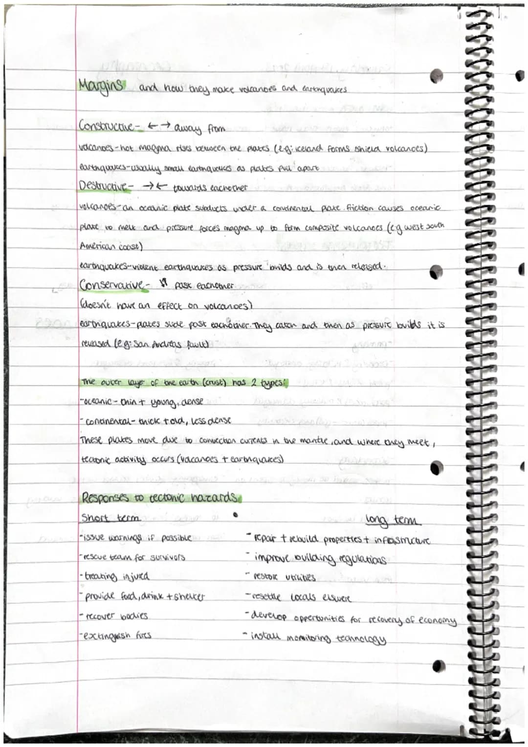 Saturday, 1st April 2023
what are natural nazards?
-Physical events that have the potential
to do damage to humans and property.
-includes: 