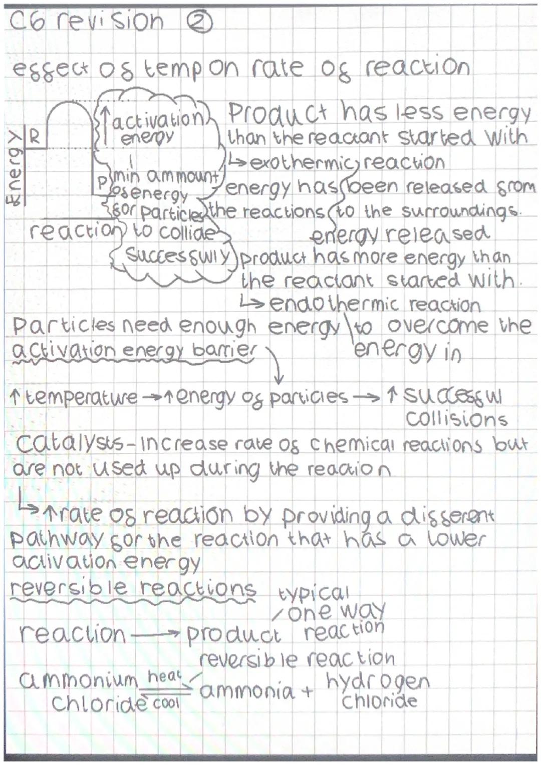 C6 revision rate og reaction
mean rate of reaction
or
mean rate amount of products ormed
og reaction
time taken
collision theory-chemical re