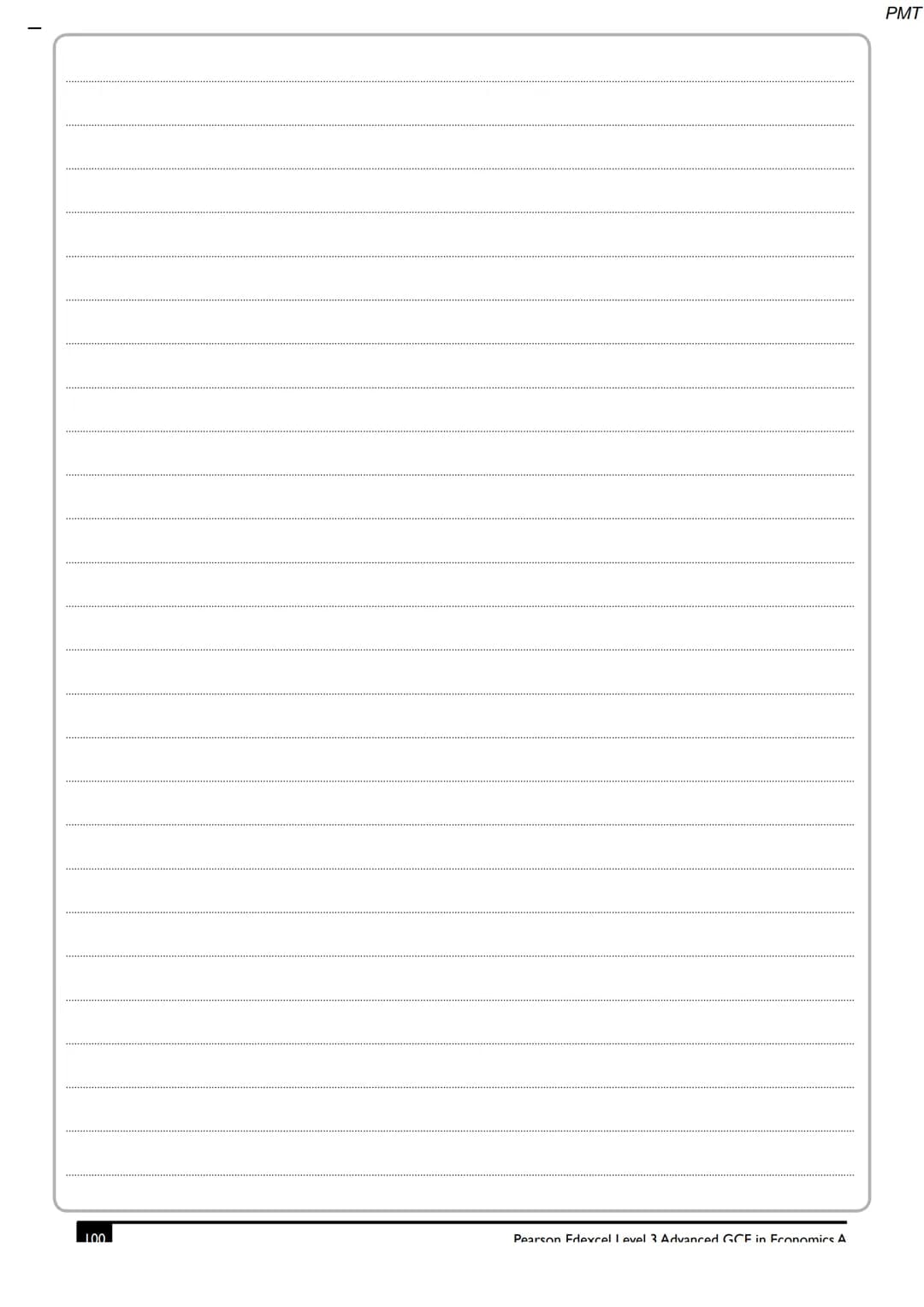 Write your name here
Surname
Centre Number
Pearson Edexcel
Level 3 GCE
Economics A
S47429A
©2014 Pearson Education Ltd.
Other names
Advanced