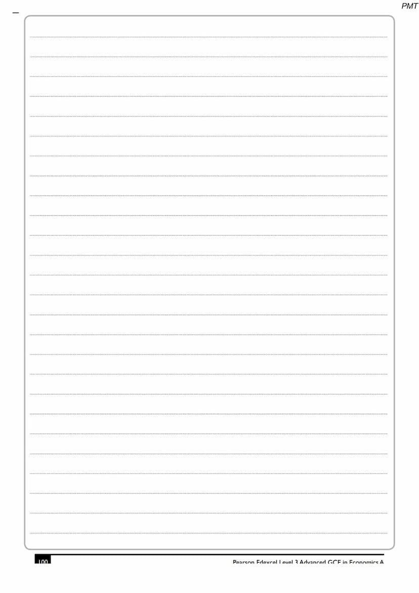 Write your name here
Surname
Centre Number
Pearson Edexcel
Level 3 GCE
Economics A
S47429A
©2014 Pearson Education Ltd.
Other names
Advanced