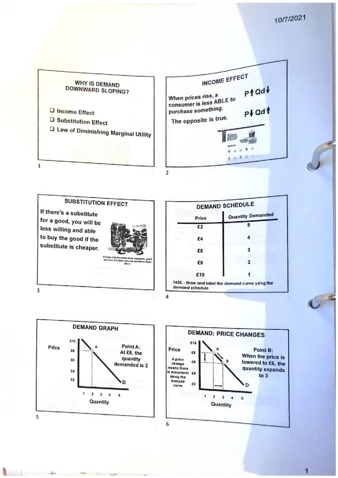 3
5
Learning Outcomes
To be able to explain the term Market and
why the demand for goods and service
fluctuates in a market
What is demand?
