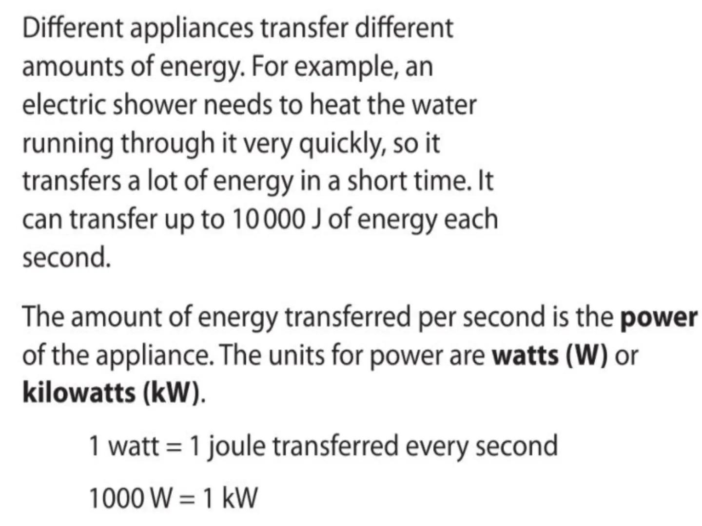 24/01/2021
21
c/w
8Kd Power and Efficiency
LOS: To be able to: State the meaning of efficiency and recall
some advantages of efficient appli