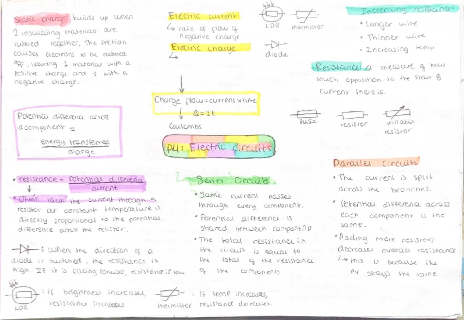 Static charger builds up when
2 insulating material are
rubbed together. The friction
causes electrons to be rubbed
Off, leaving I material 