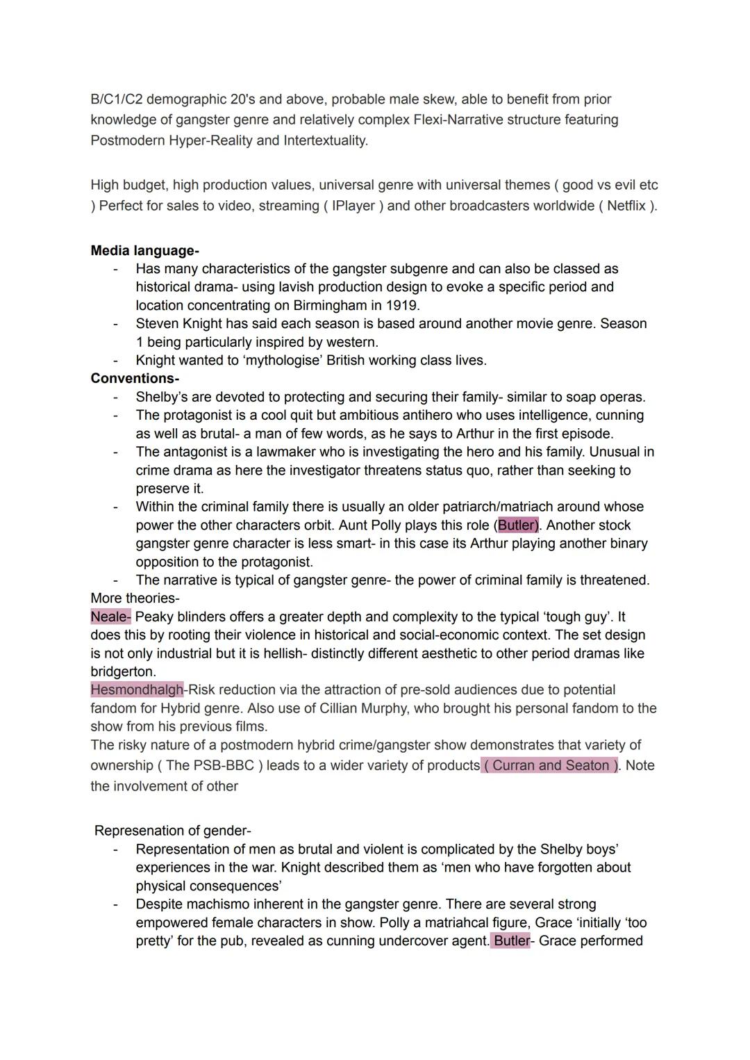 # Peaky Blinders

**Series One Episode One: scene 1 opening-**
Broadcast in september 2012 on BBC Two in the UK. Establishes a number of plo