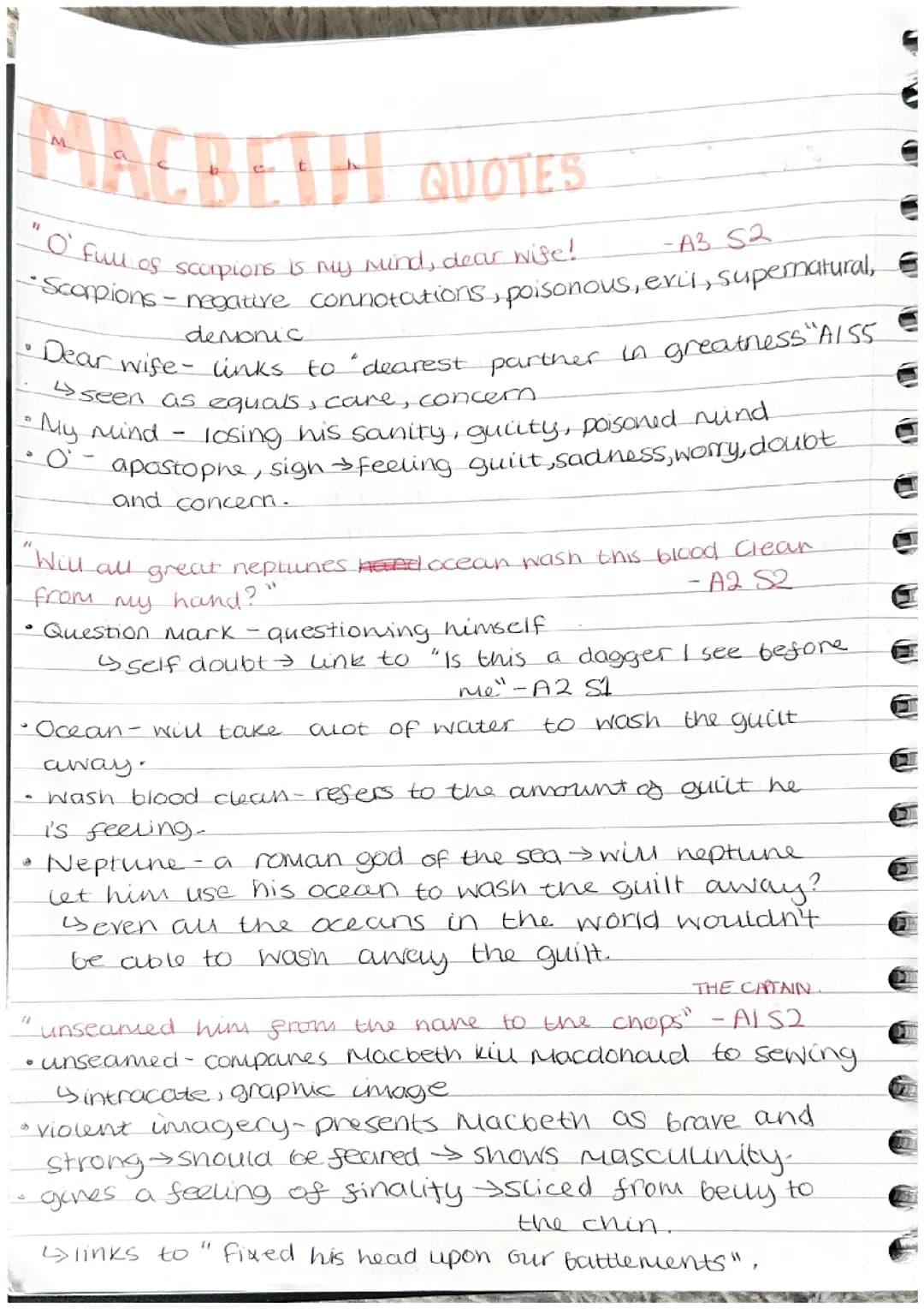 Macbeth Quote Analysis