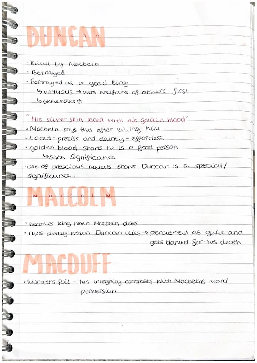 MACBETH
QUOTES
"O' Full of scorpions is my mind, dear wife!
-A3 S2
- Scorpions - negative connotations, poisonous, evil, supernatural,
demon