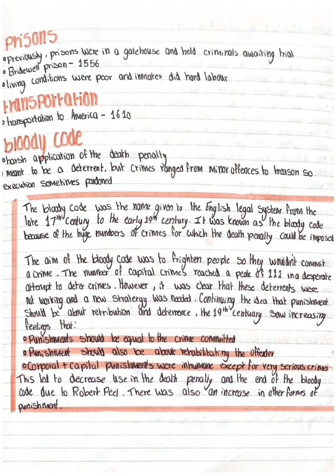 Early modern England 1.500-1700
Punishments in early modern England
There is a considerable continuity in punishments from the middle
the
ea