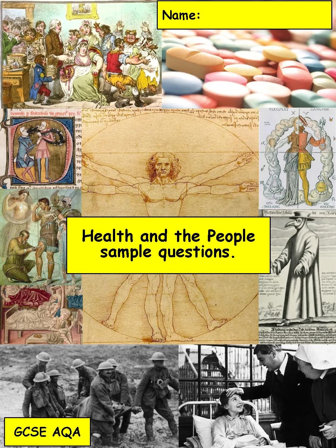 GCSE AQA Health and the People Practice Exam Questions PDF and Answers 2020-2021