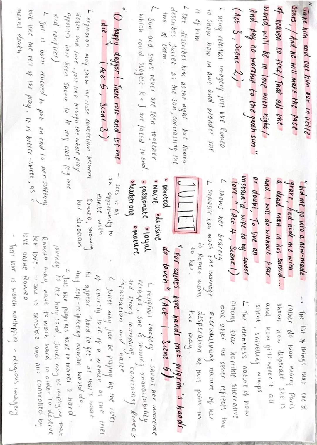 Let two more summers wither in
their pride, Ere we may think her
ripe to be a bride.
(Act 1, Scene 2)
L imagery of fruit to demonstrate
"Han