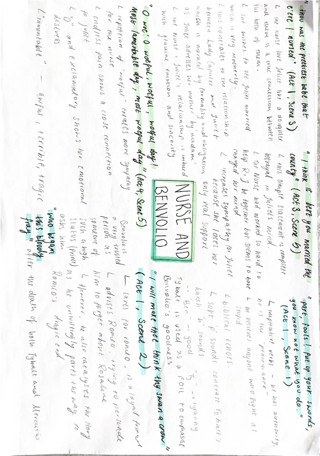 Let two more summers wither in
their pride, Ere we may think her
ripe to be a bride.
(Act 1, Scene 2)
L imagery of fruit to demonstrate
"Han