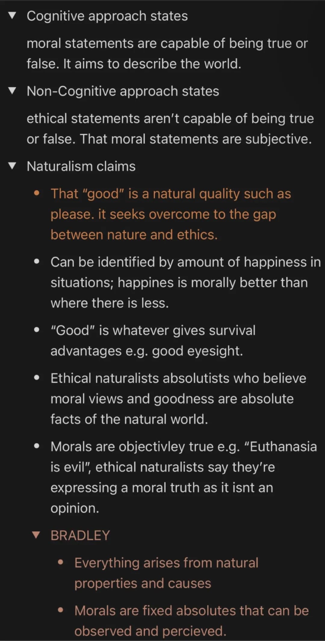 Cognitive vs Non-Cognitive: Ethics Made Easy!