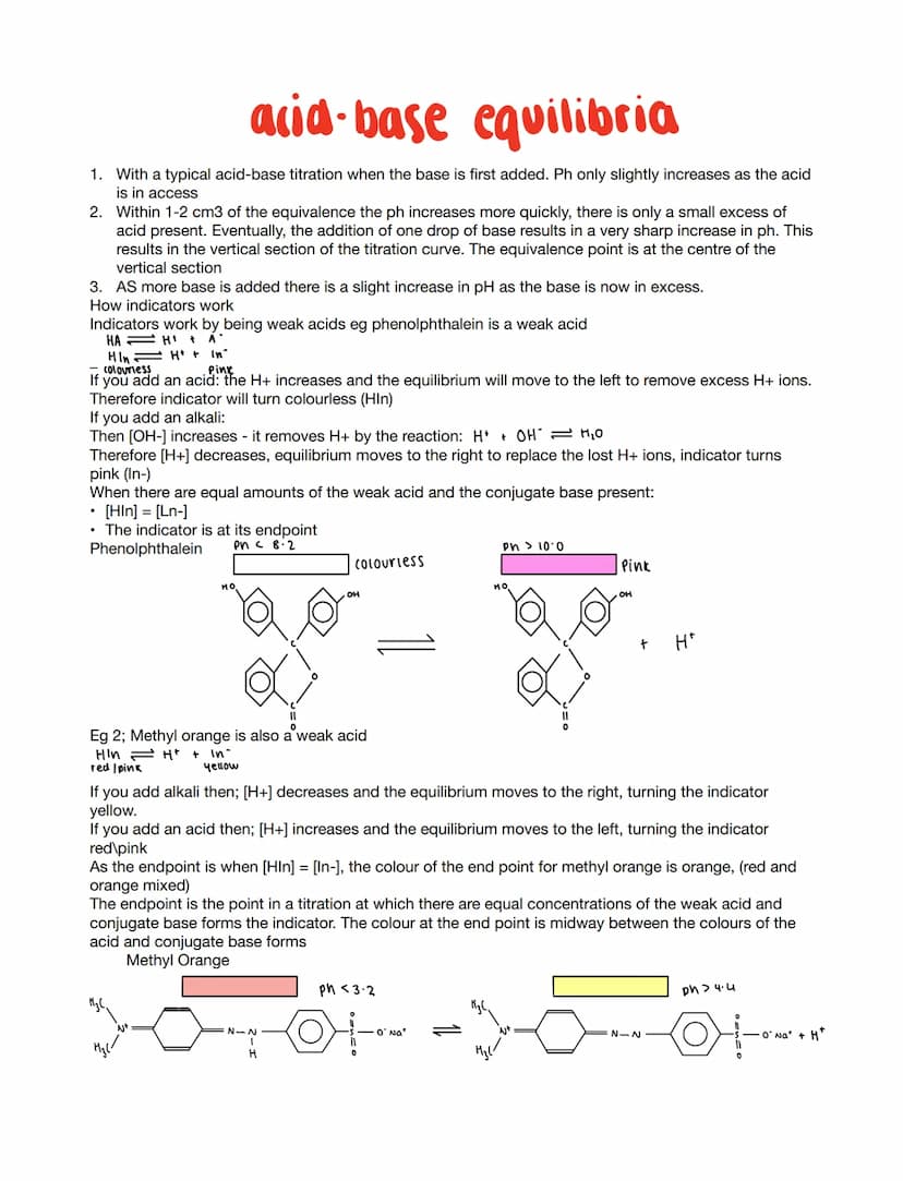 Acid-Base equilibria
Brønsted-Lowry acid is a proton, H+, donor
Brønsted-Lowry base is a proton, H+, acceptor
An alkali is a base that disso