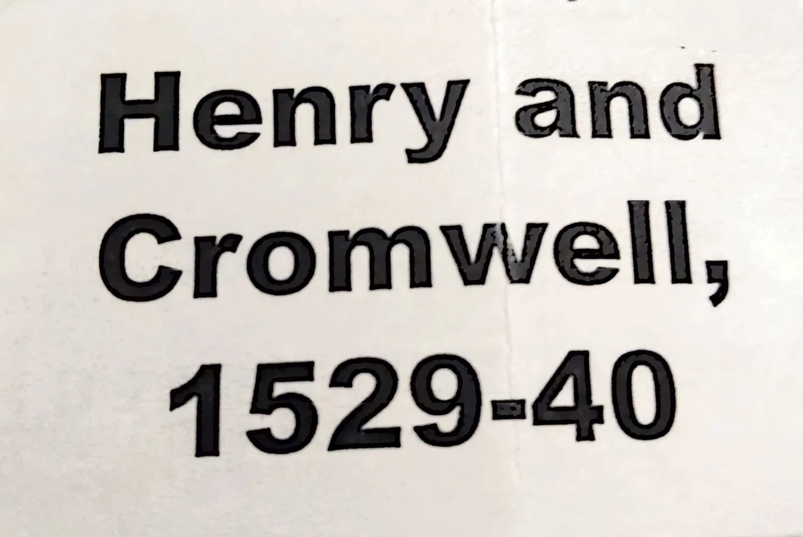 Henry and
Cromwell,
1529-40 Henry + Anne Cleves
marriage didn't
go well
igave advantage
to enemies
Power Argument
Apparently wants to
marry 