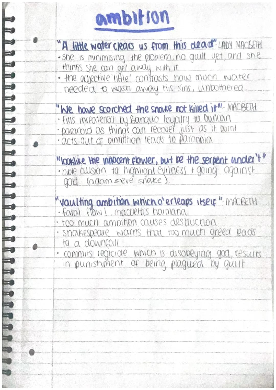 macbeth ambition quotes and analysis 