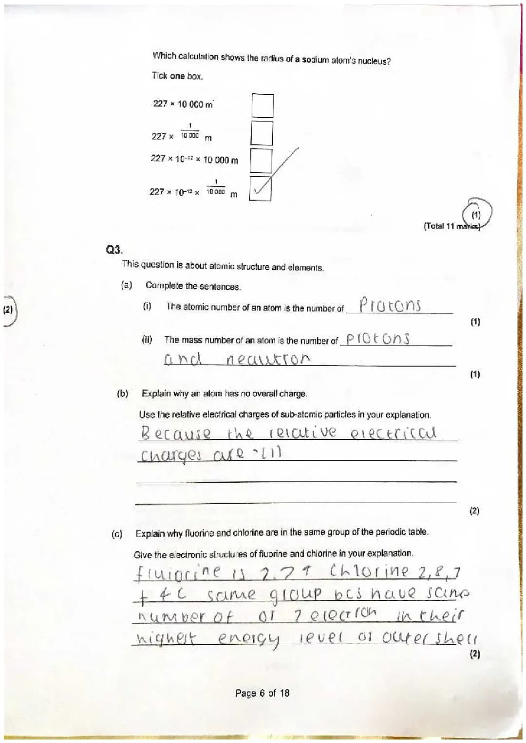 paper 1 mock test year 10