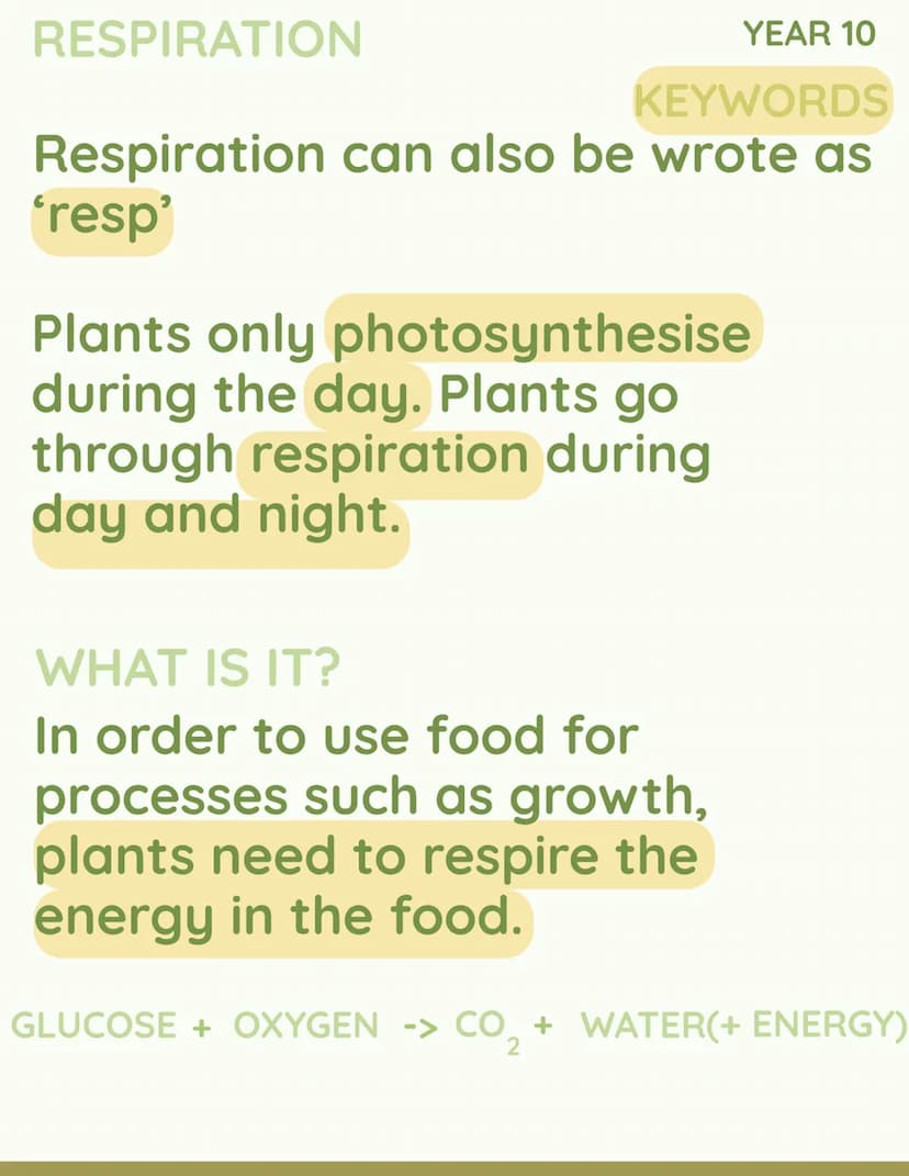YEAR 10
RESPIRATION
RESPIRATION YEAR 10
PONDWEED
EXPERIMENT YEAR 10
COMPENSATION
POINT C
SUN
CO
OXYGEN
2
k
H₂O →
но
YEAR 10
PHOTOSYNTHESIS C