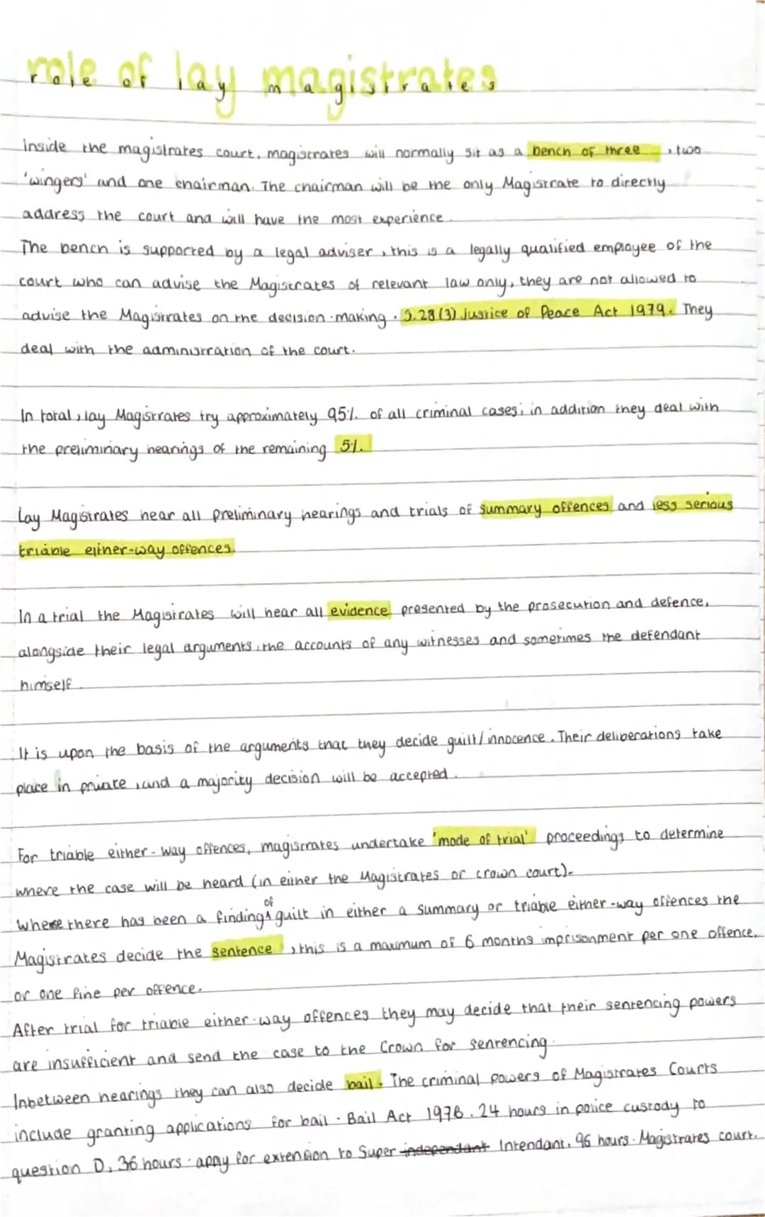 Understanding the Role of Lay Magistrates in the UK
