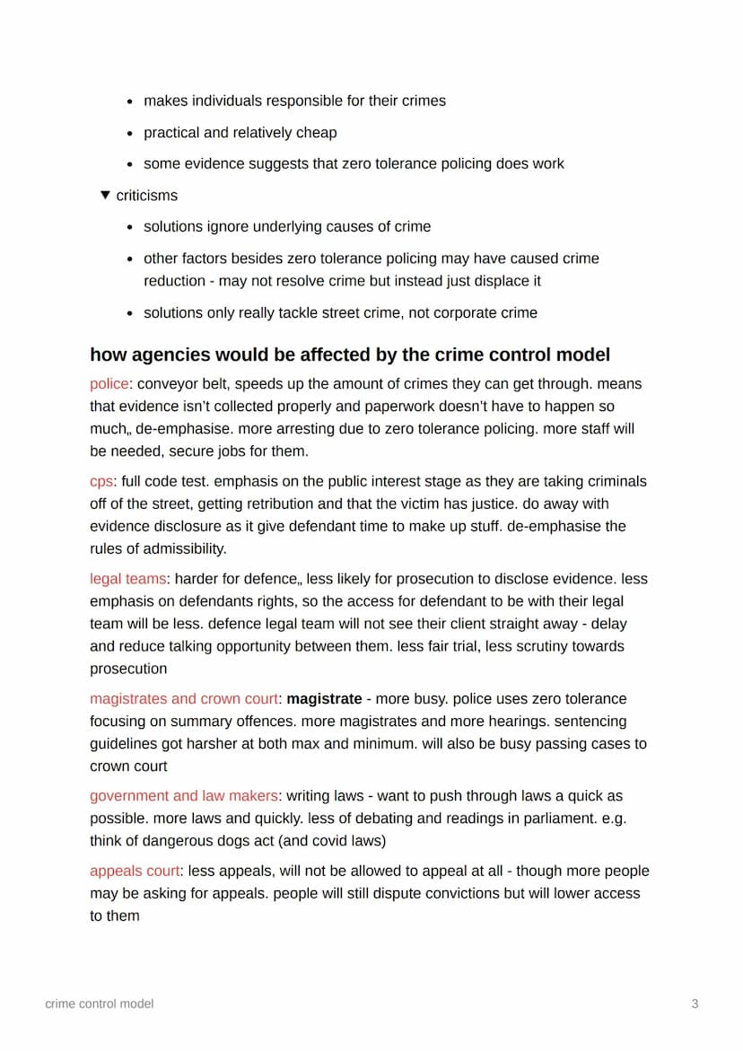 
<p>Herbert Packer (1968) identified two contrasting ideological stances, which he called "models of criminal justice". He referred to these