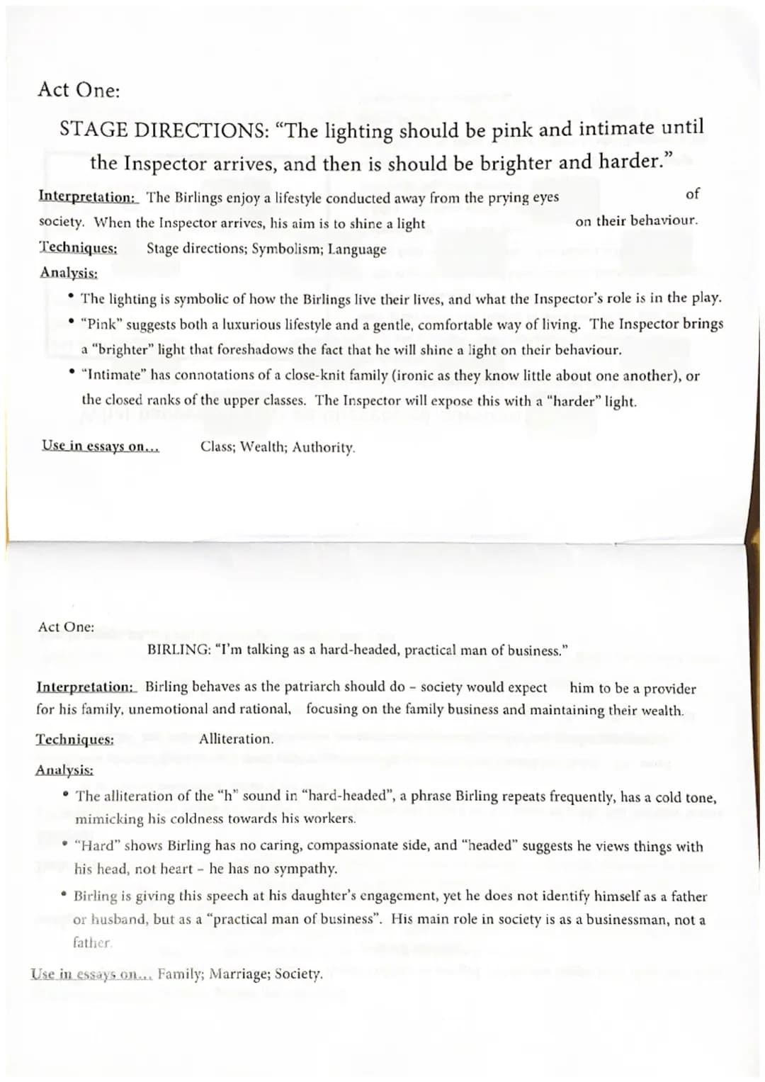 analysis of key quotations from macbeth
