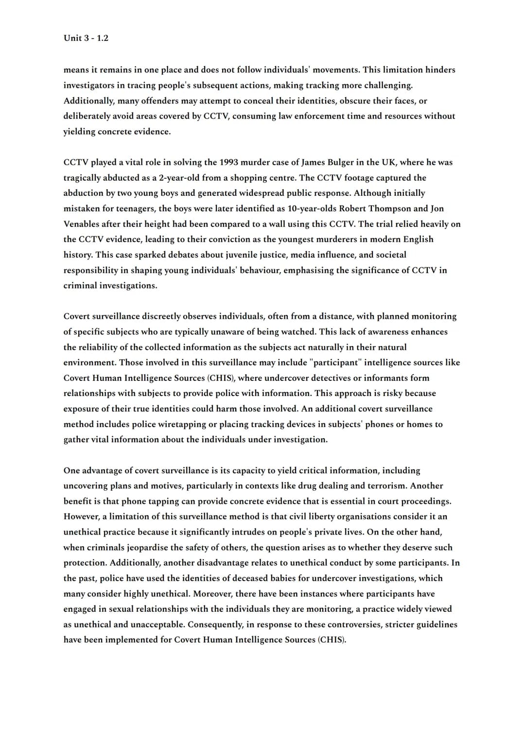 Unit 3 -1.2
FORENSIC TECHNIQUES:
Forensic methods encompass a collection of scientific approaches and procedures employed for the
collection