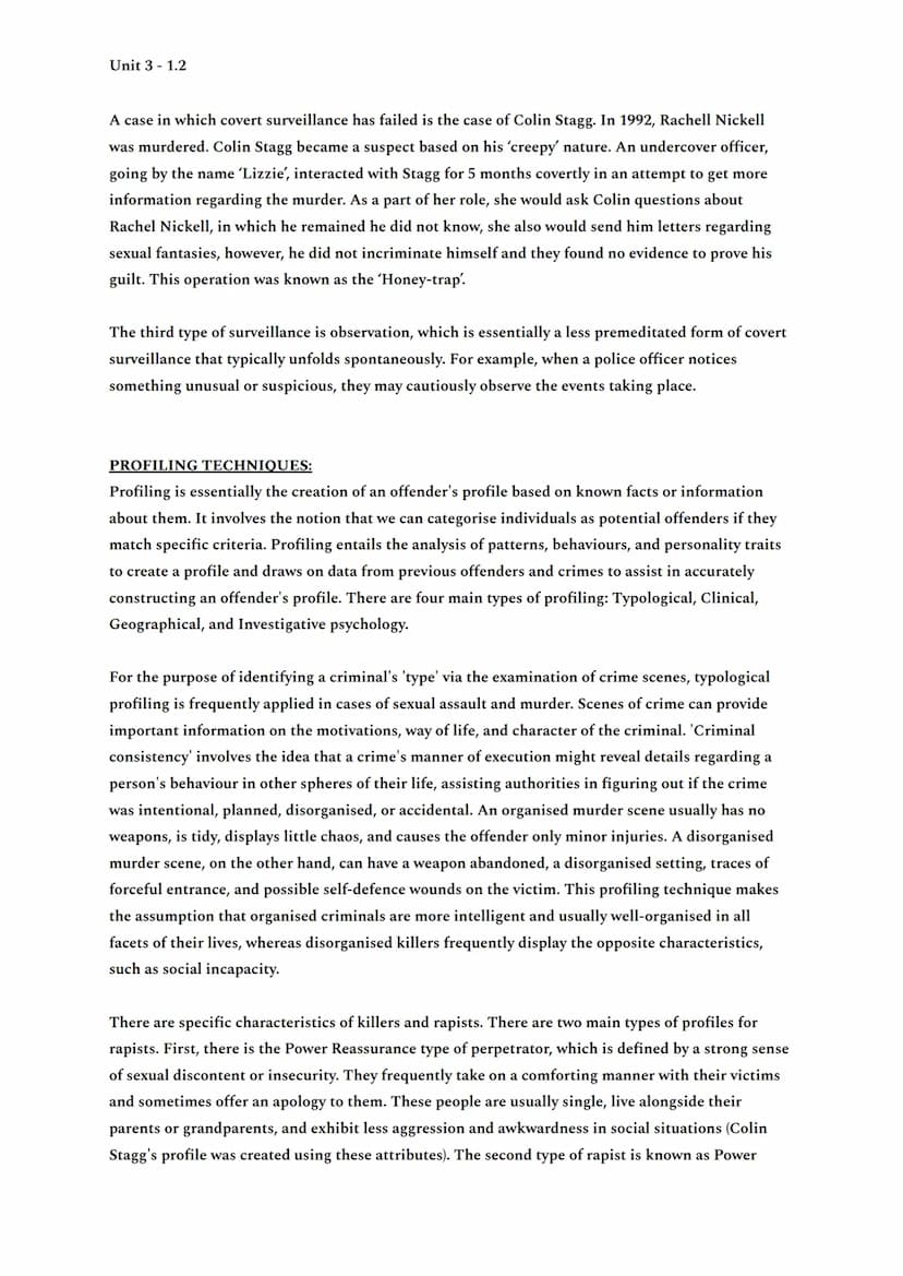 Unit 3 -1.2
FORENSIC TECHNIQUES:
Forensic methods encompass a collection of scientific approaches and procedures employed for the
collection